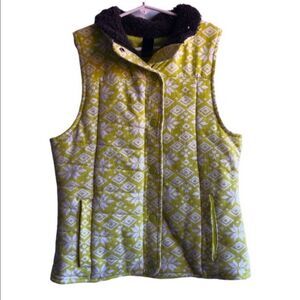 Zella Neon Green Puffer Vest